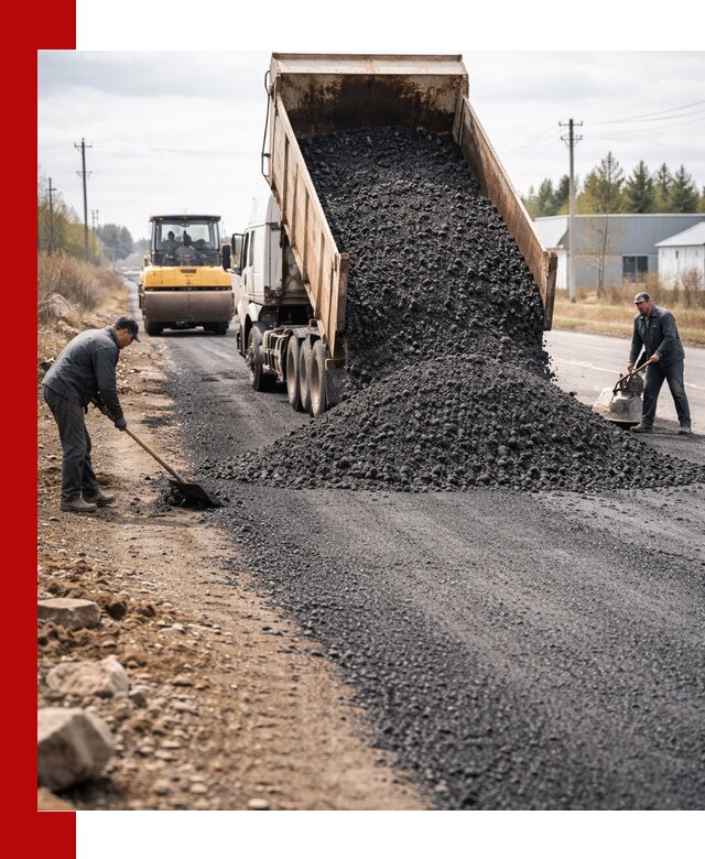 Асфальтовая крошка для дорог в Сибае — поставка и доставка