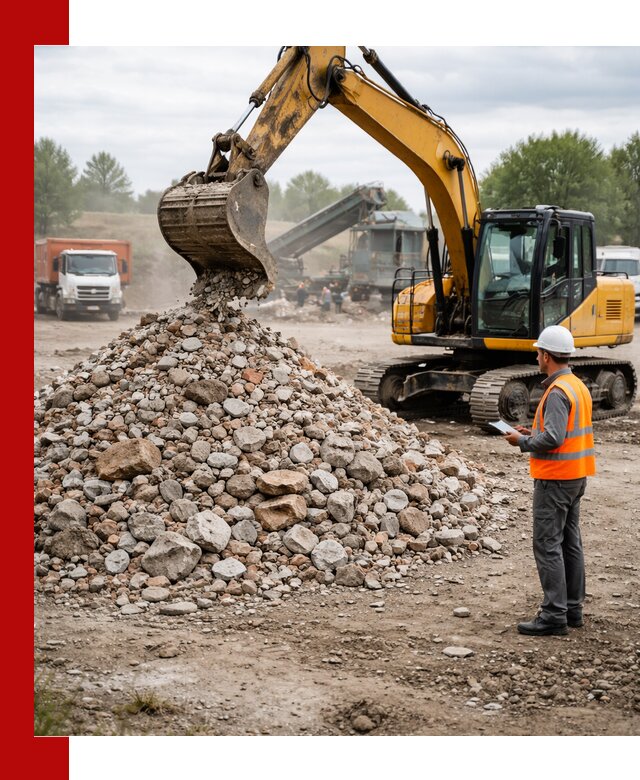 Доставка и вывоз строительного боя в Сибае