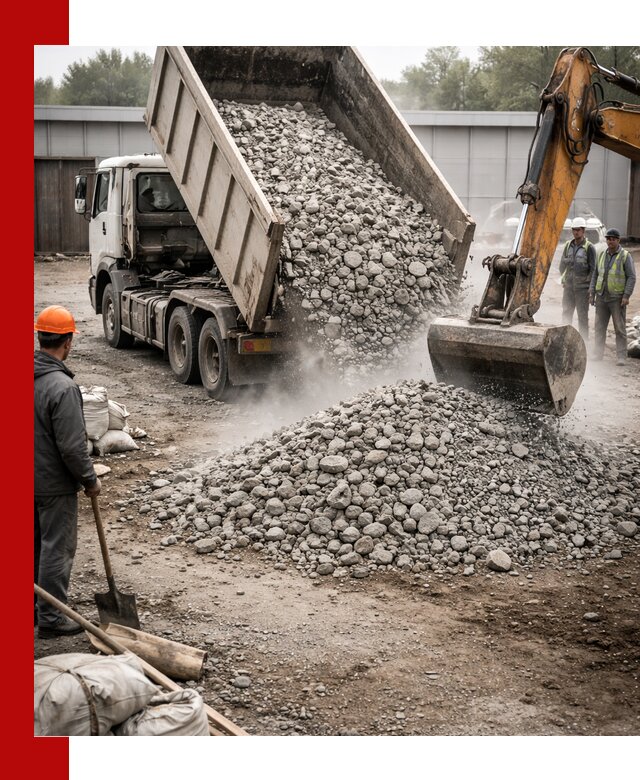 Доставка дробленого бетона в Сибае оптом и в розницу