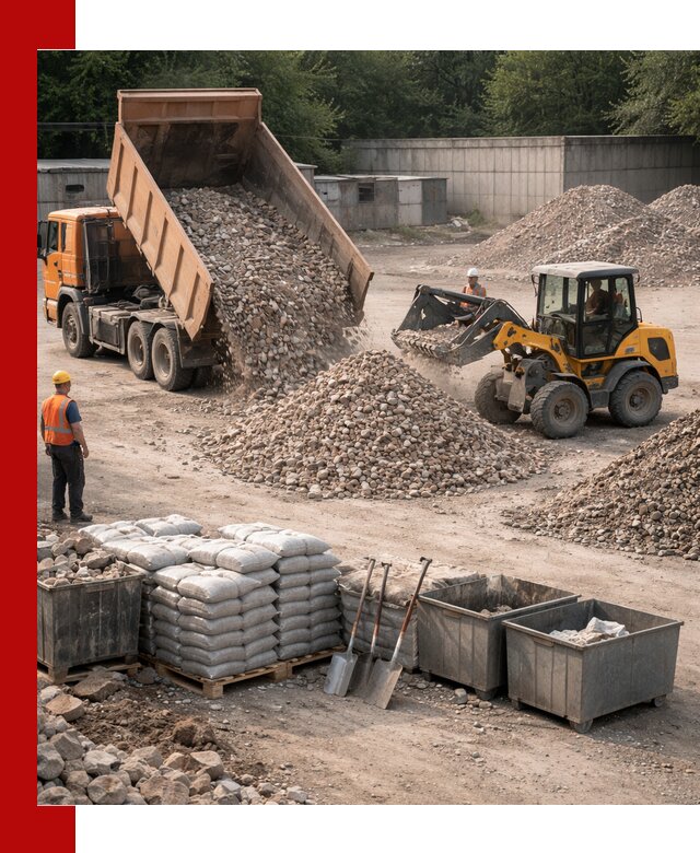 Вторичные материалы для отсыпки в Сибае — поставка и доставка