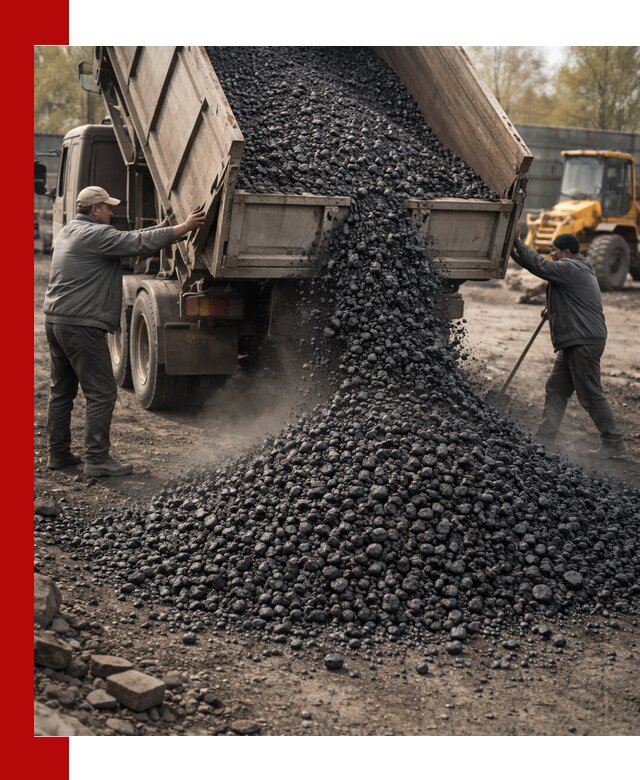 Доставка угля семечка самосвалами в Сибае