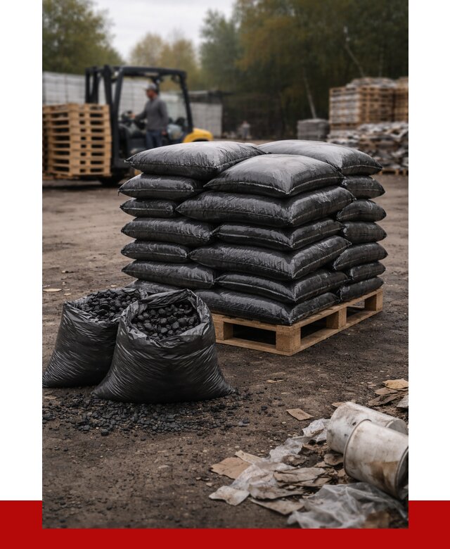 Купить уголь в мешках с доставкой в Сибае от 7707 р. | ПРОНЕРУДСба