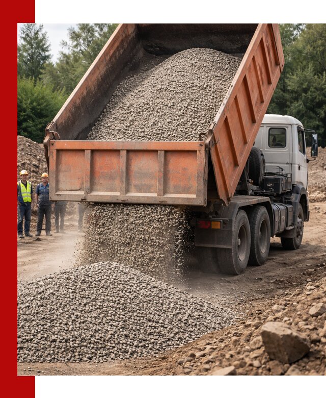 Доставка сыпучих материалов самосвалом в Сибае быстро и надежно