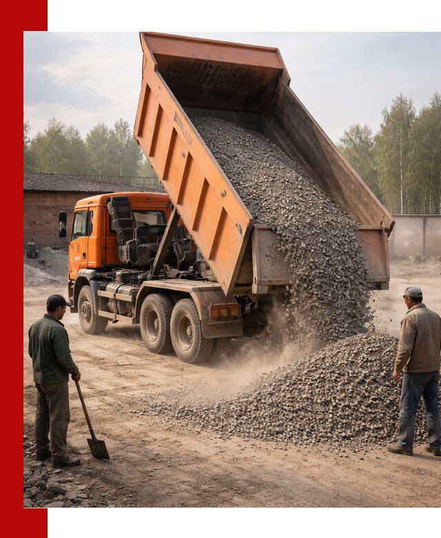 Доставка самосвалом 20 м3 в Сибае быстро и надежно