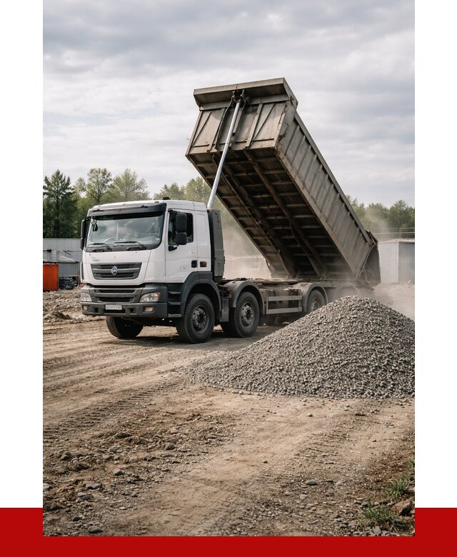 Доставка самосвалом 40 кубов в Сибае от 9248 р. | ПРОНЕРУДСба