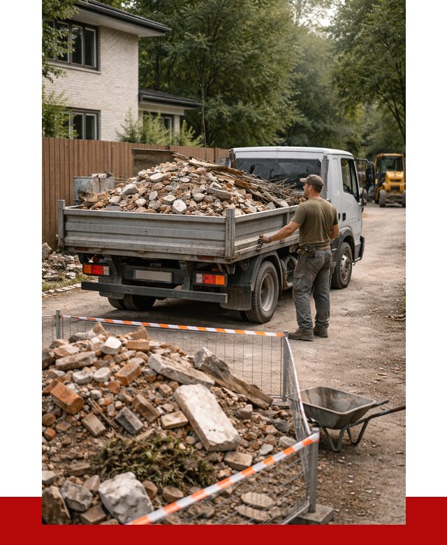 Вывоз строительного мусора с погрузкой в Сибае от 7707 р | ПРОНЕРУДСба