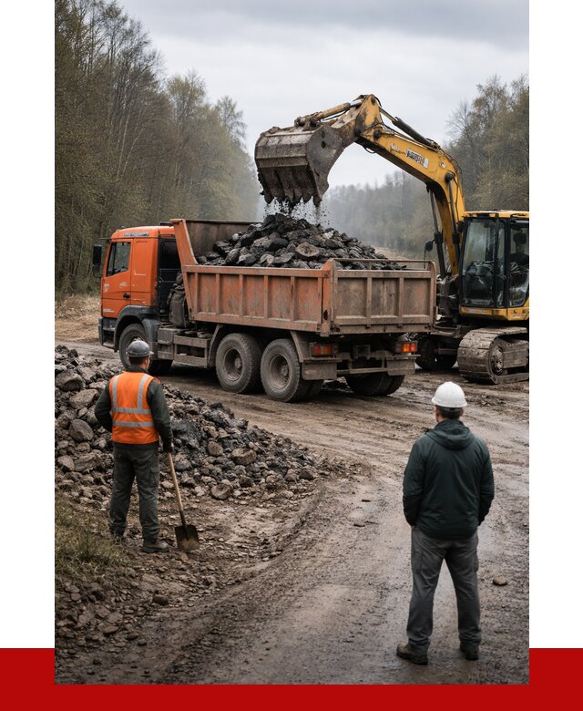 Вывоз асфальта в Сибае от 4624 р. самосвалом ПРОНЕРУДСба