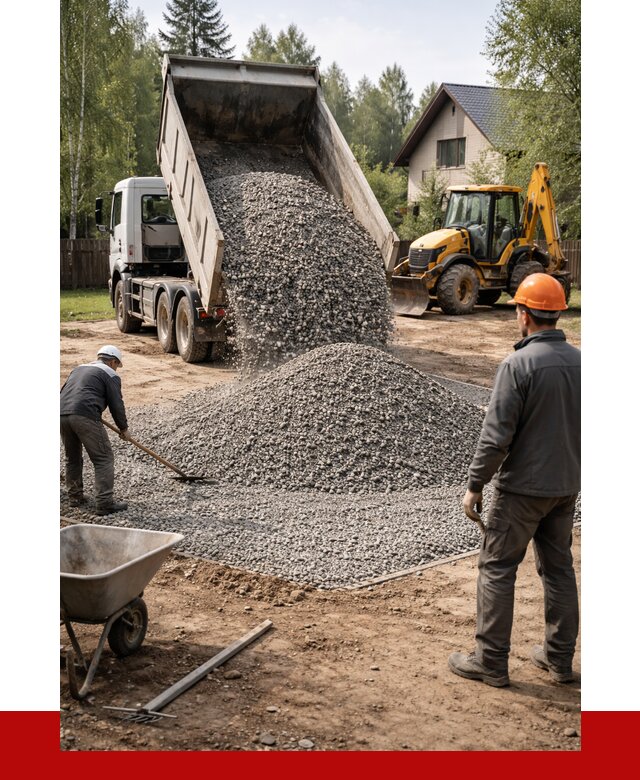 Отсыпка участка щебнем в Сибае от 6679 р. ПРОНЕРУДСба