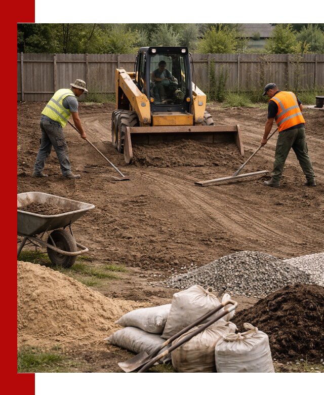 Выравнивание участка под строительство и благоустройство в Сибае