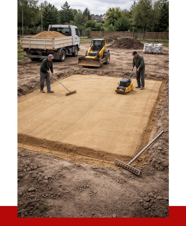 Устройство песчаной подушки в Сибае от 4624 р. ПРОНЕРУДСба