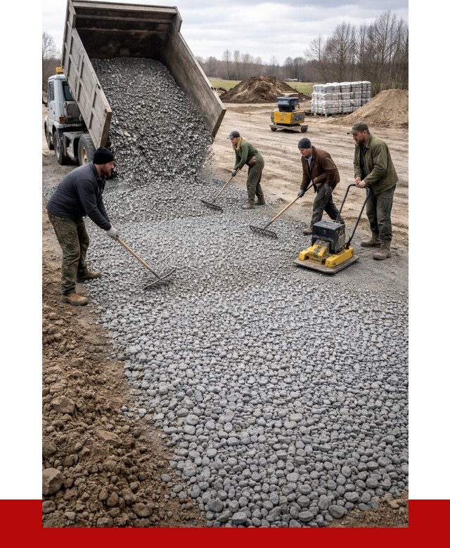 Устройство щебеночной подушки в Сибае от 4624 р. ПРОНЕРУДСба